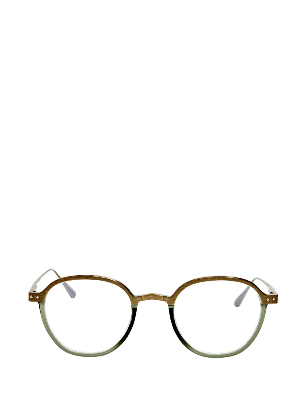 Linda Farrow round-frame glasses - Marrone