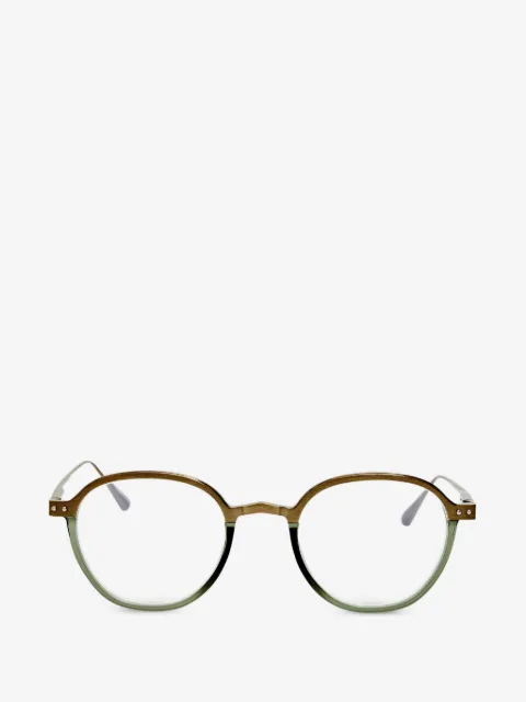 Linda Farrow round-frame glasses