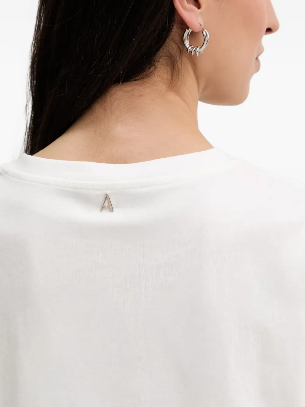 TWINSET T-shirt met tekst Beige