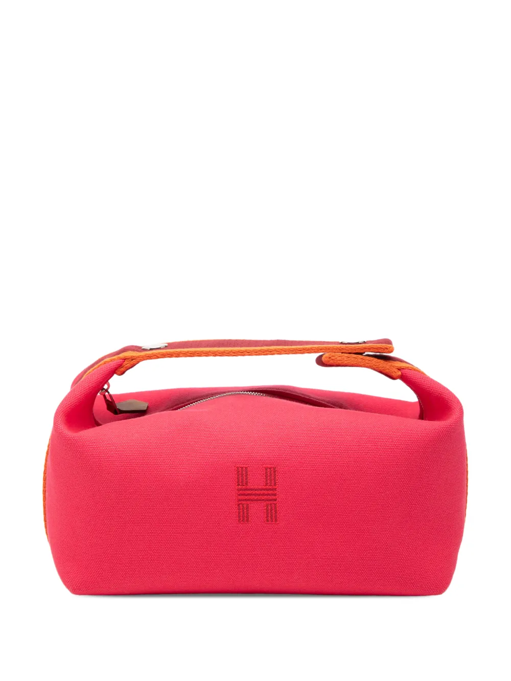 Hermès Pre-Owned 2023 Small Canvas Bride A Brac Case vanity bag - Rosa