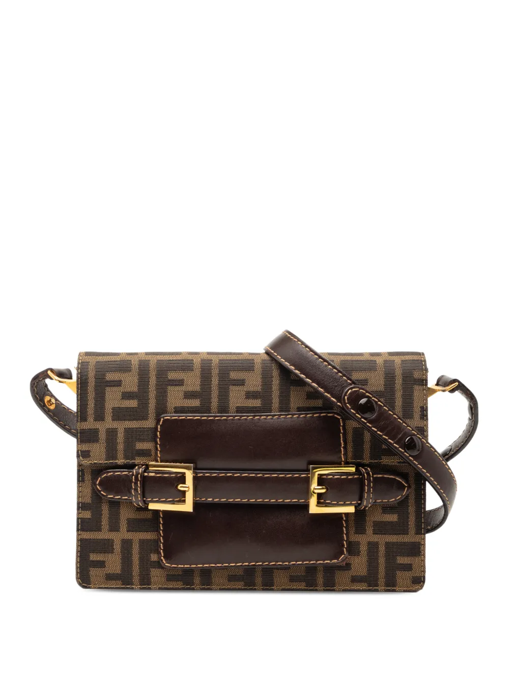 Fendi Pre-Owned 20th Century Zucca Canvas shoulder bag - Brown
