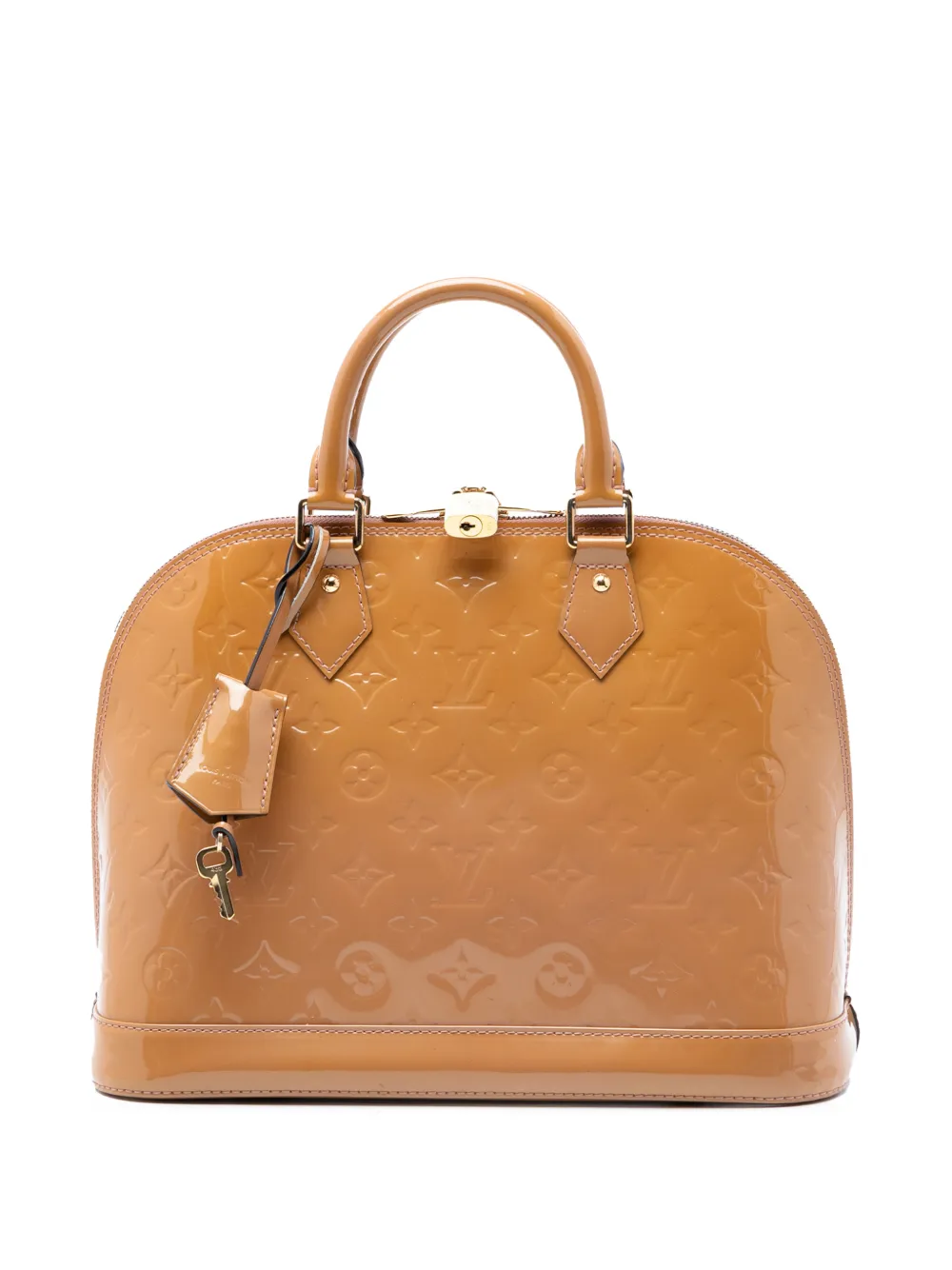 Louis Vuitton Pre-Owned 2013 Monogram Vernis Alma PM handbag - Brown