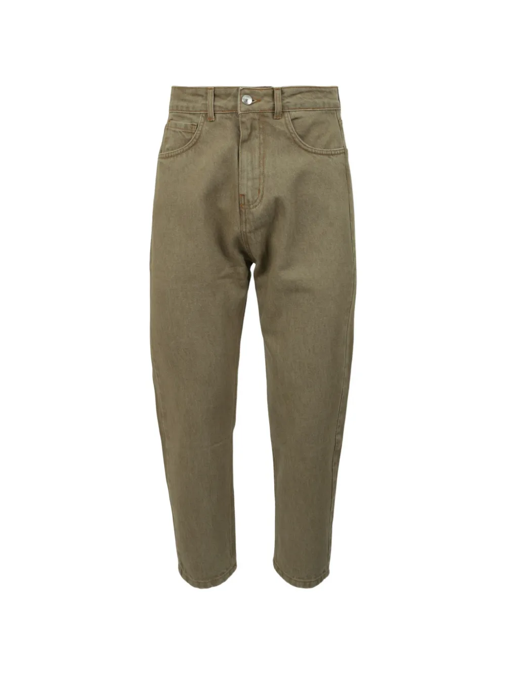 GCDS Stemma carrot-fit jeans - Verde