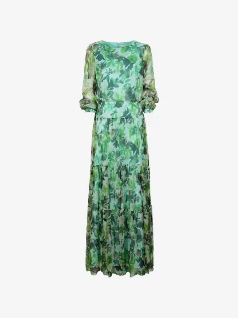 Saloni Isabel floral-print maxi dress