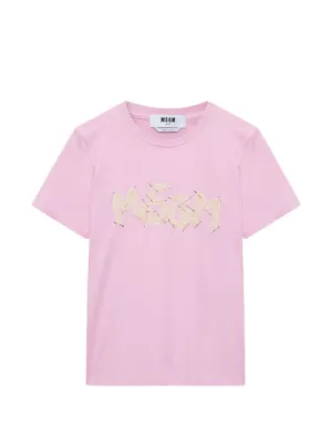 MSGM リボン ブラウス | ピンク | FARFETCH JP
