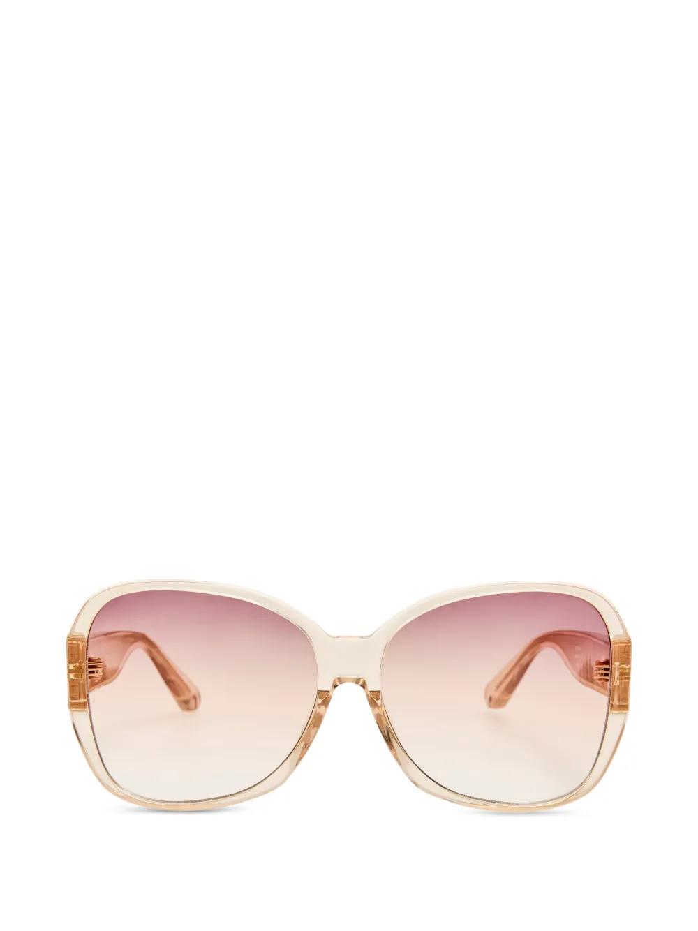 Linda Farrow oversized-frame sunglasses - Toni neutri