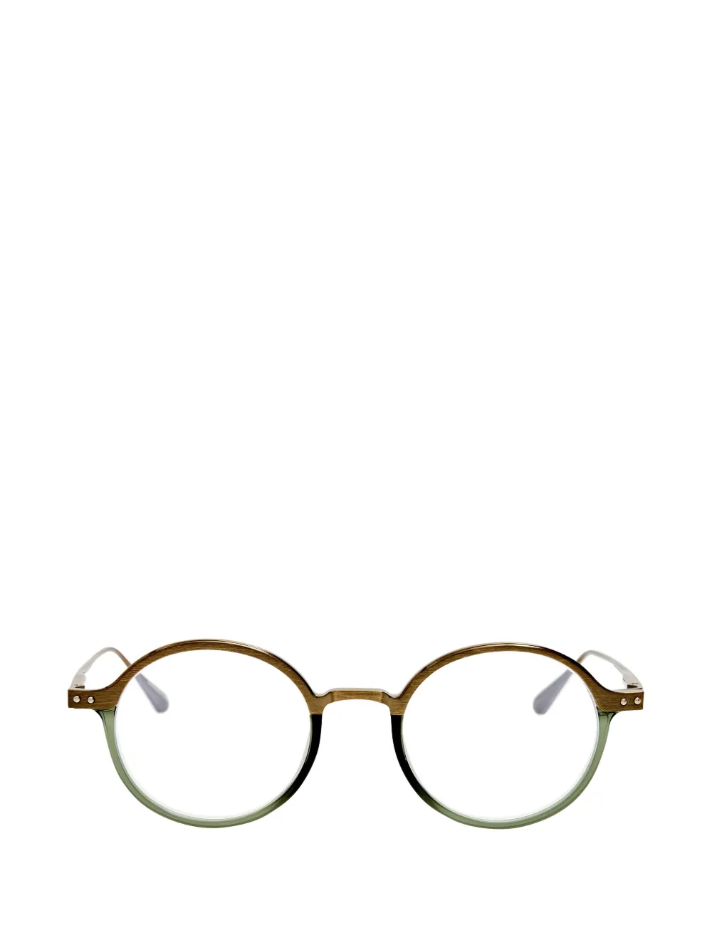 Linda Farrow round-frame glasses - Marrone