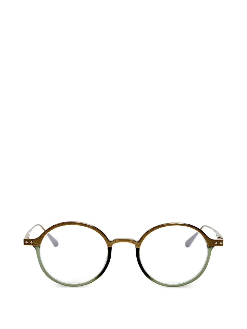 Linda Farrow round-frame glasses - Marrone