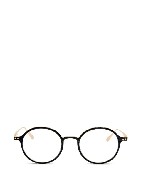 Linda Farrow round-frame glasses
