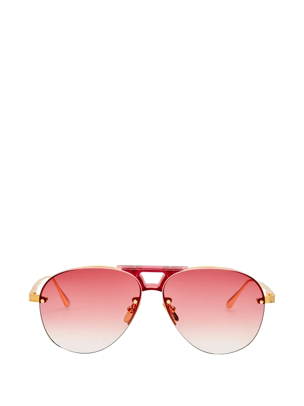 Linda Farrow pilot-frame sunglasses - Oro