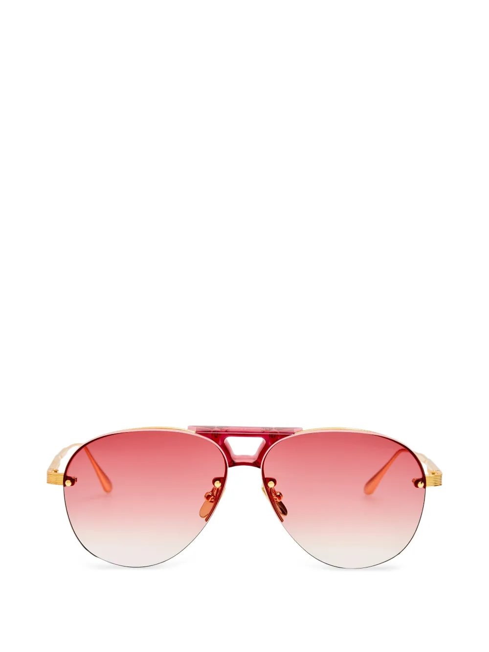 Linda Farrow pilot-frame sunglasses - Oro