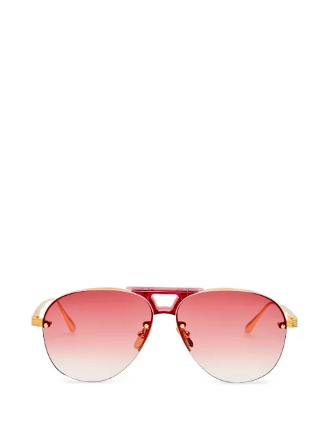Linda Farrow pilot-frame sunglasses