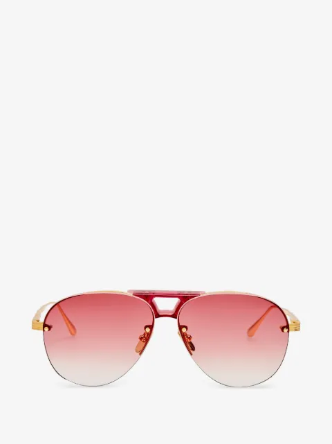 Linda Farrow pilot-frame sunglasses