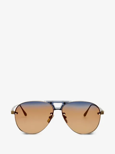 Linda Farrow pilot-frame sunglasses