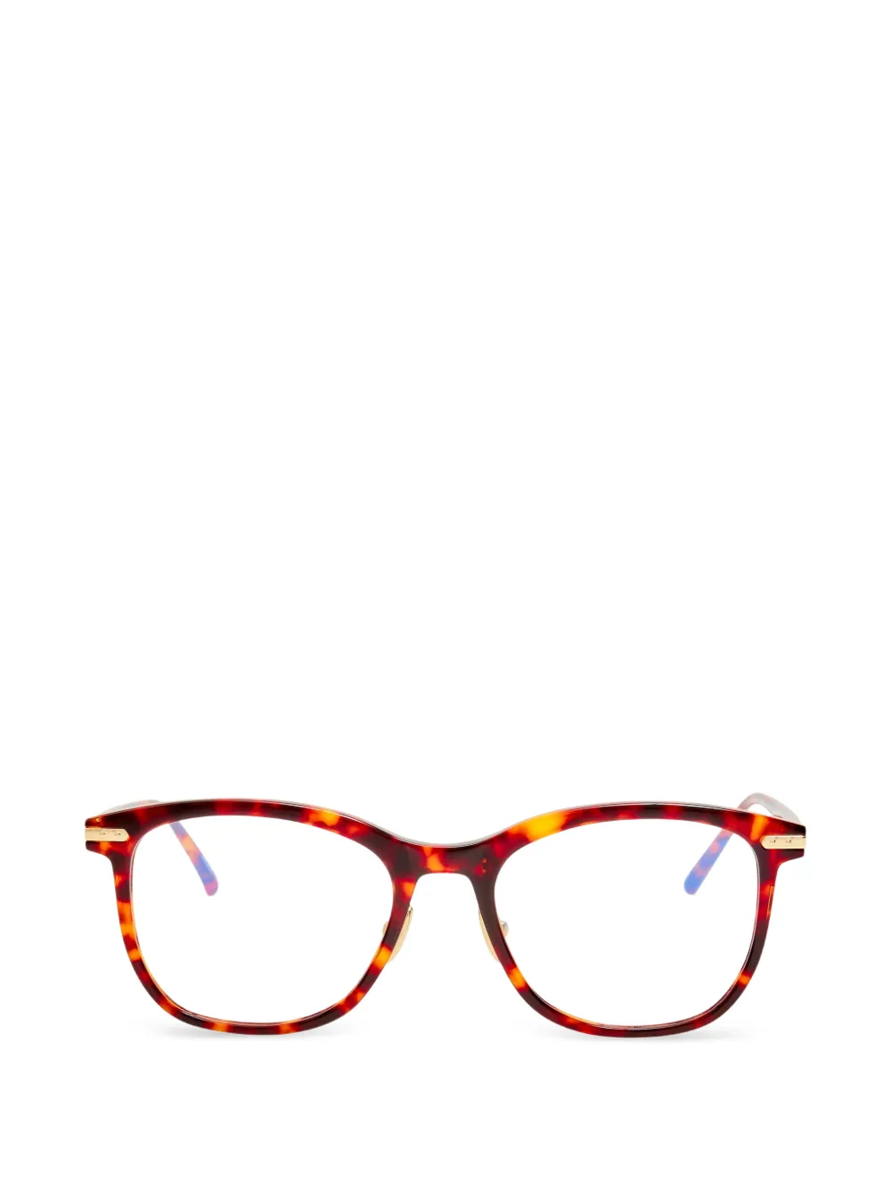 Linda Farrow square-frame glasses - Marrone