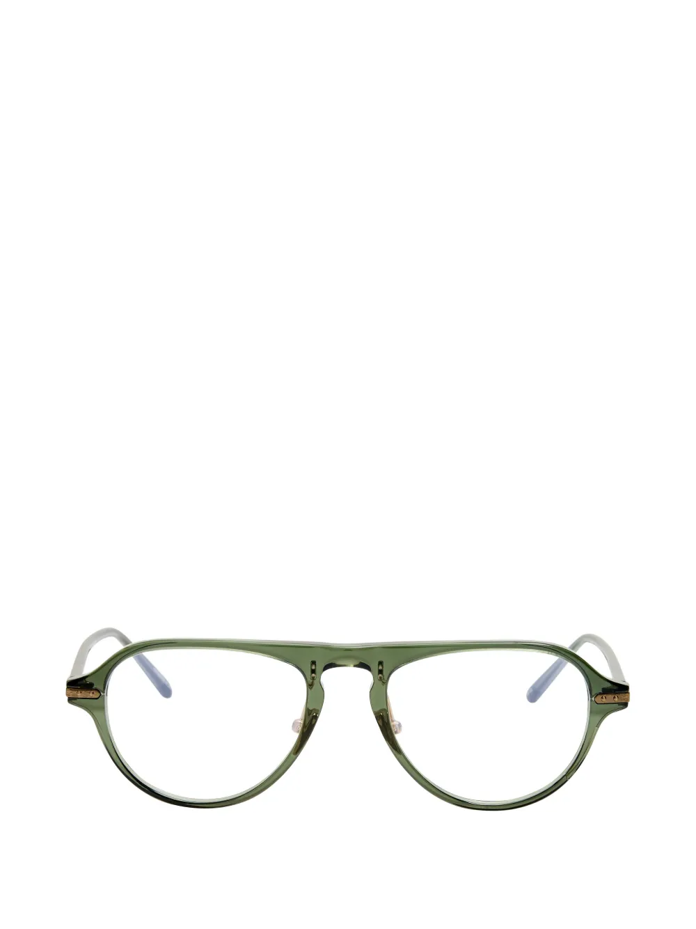 Linda Farrow pilot-frame glasses - Verde