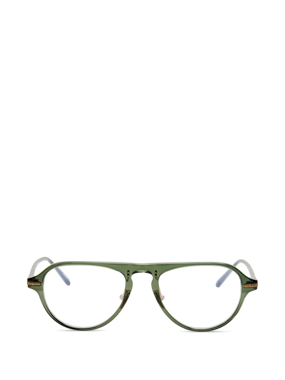 Linda Farrow pilot-frame glasses - Verde