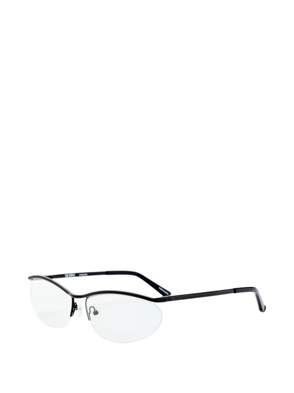 Linda Farrow Bril met cat-eye montuur Zwart