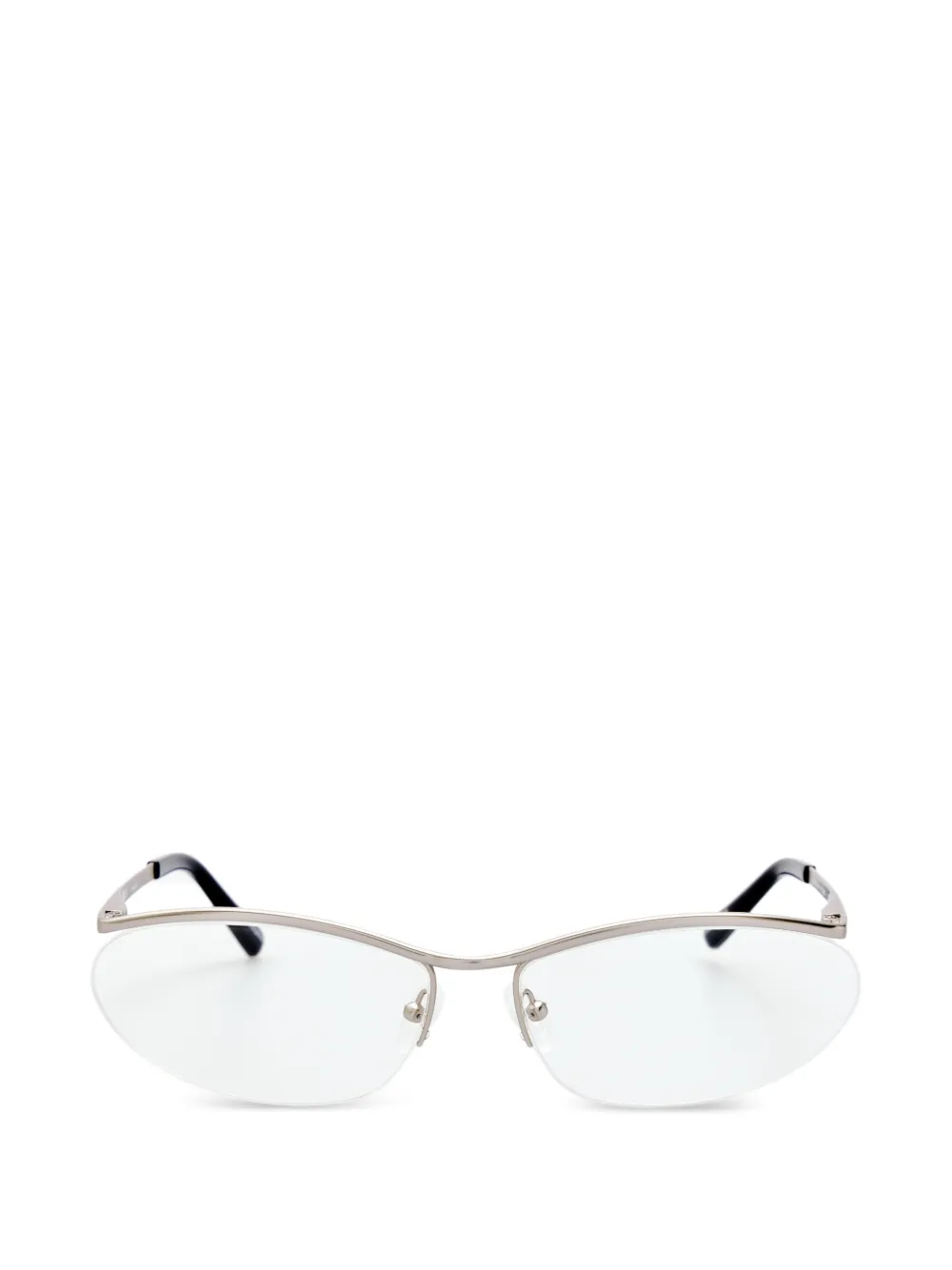 Linda Farrow cat-eye frame glasses - Argento