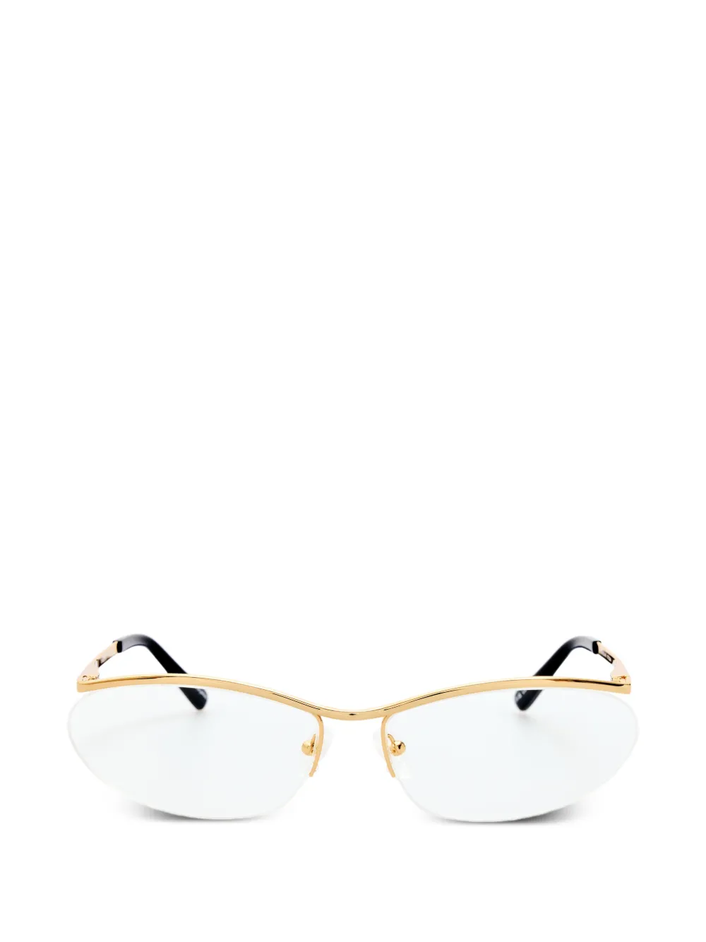 Linda Farrow cat-eye frame glasses - Oro