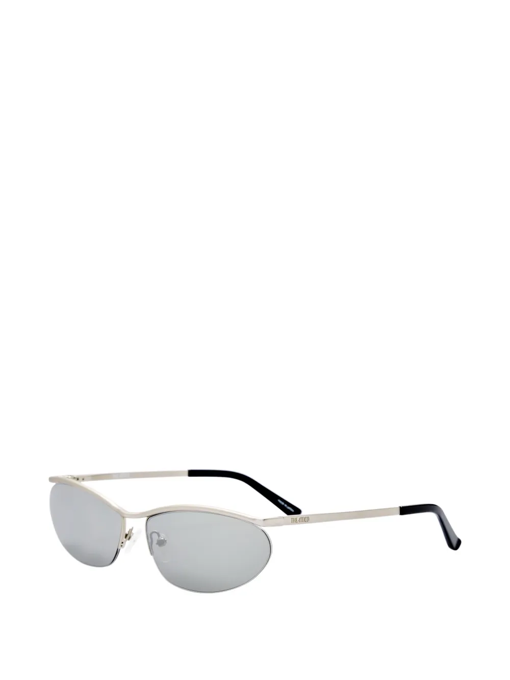 Linda Farrow Zonnebril met cat-eye montuur Zilver