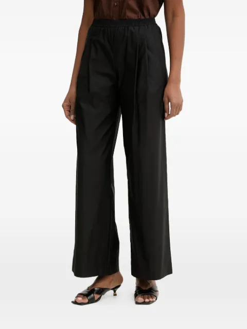 TWINSET pantalones con pretina elástica y pinzas
