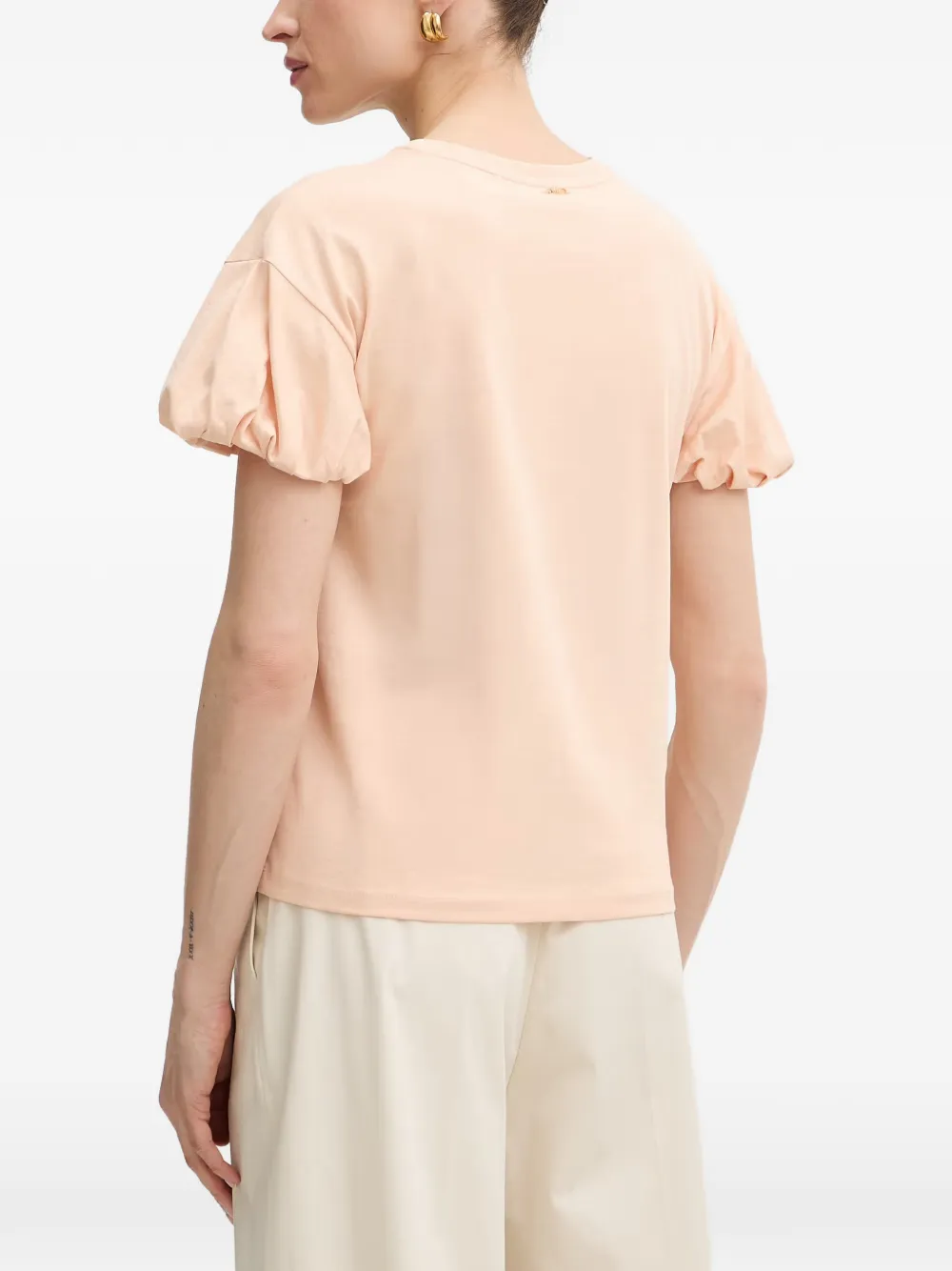 TWINSET T-shirt met pofmouwen Roze