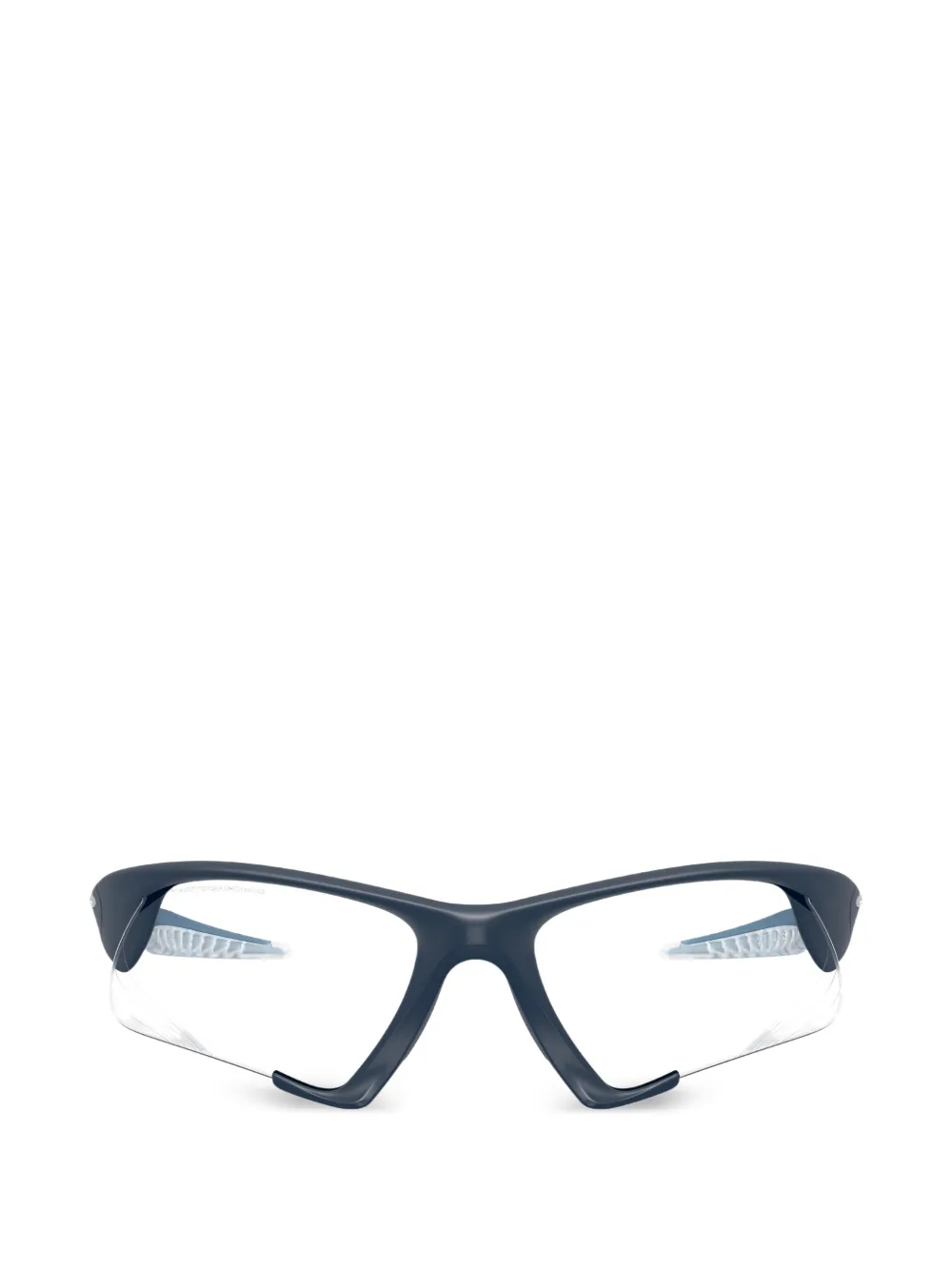 Oakley geometric-frame sunglasses - Blu