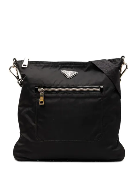 Prada Pre-Owned bolsa crossbody Tessuto con cierre en la parte superior 2013-2026