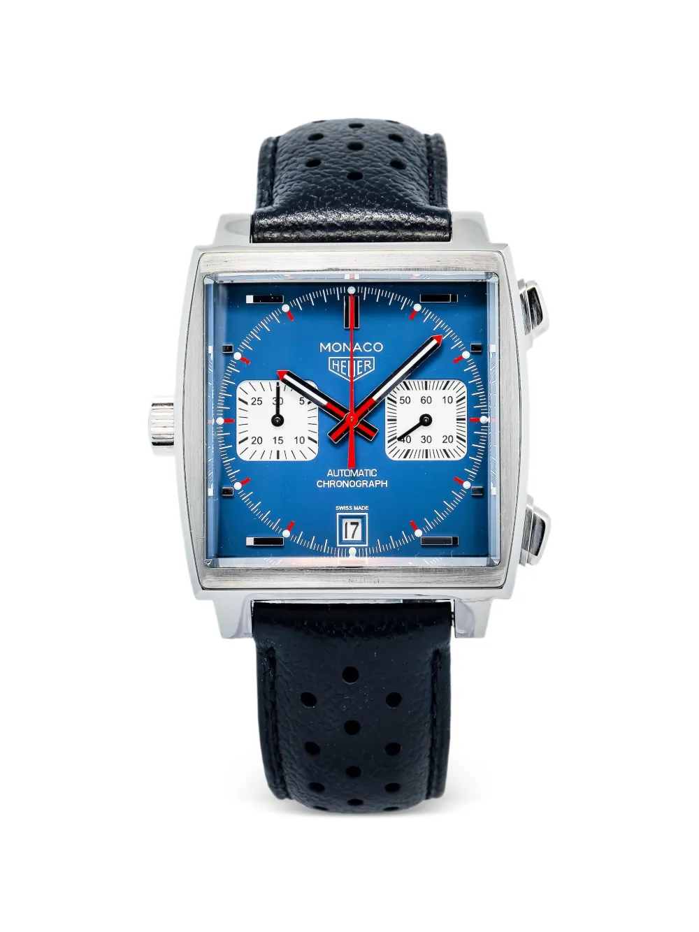 TAG Heuer Pre-Owned Monaco Chronograph 39mm watch - Blau