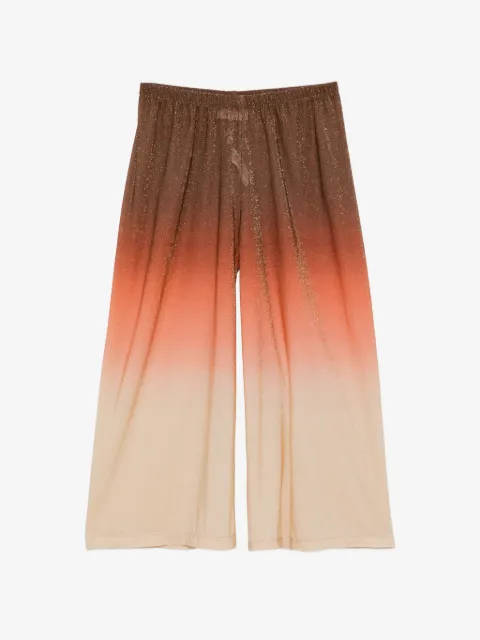 MC2 Saint Barth Kids Amalia ombré glitter-effect palazzo pants
