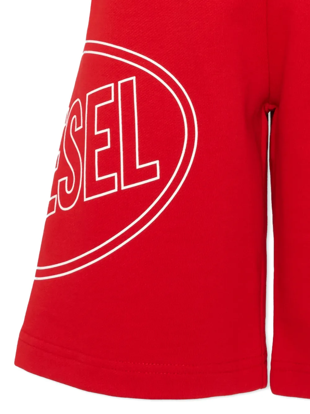 Diesel Kids Shorts met logoprint Rood