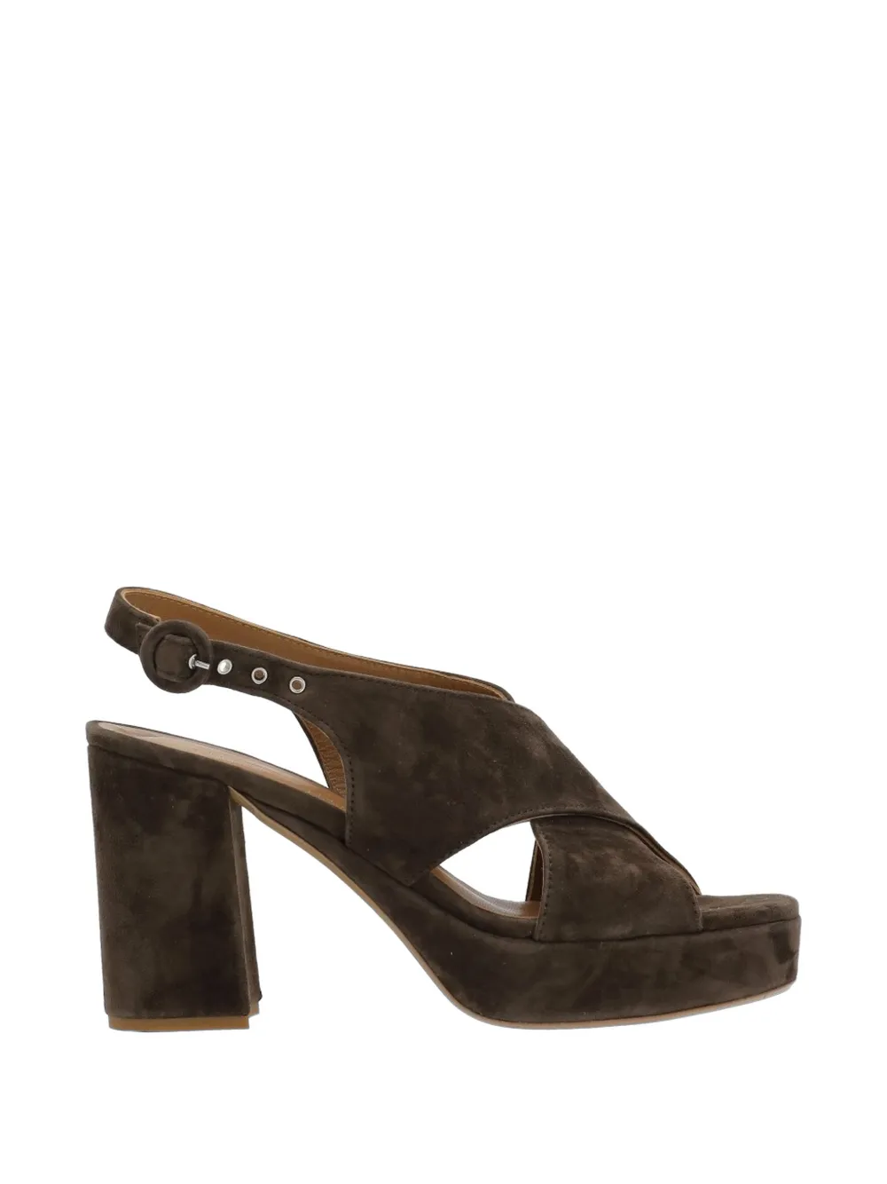Julie Dee suede heeled sandals Bruin