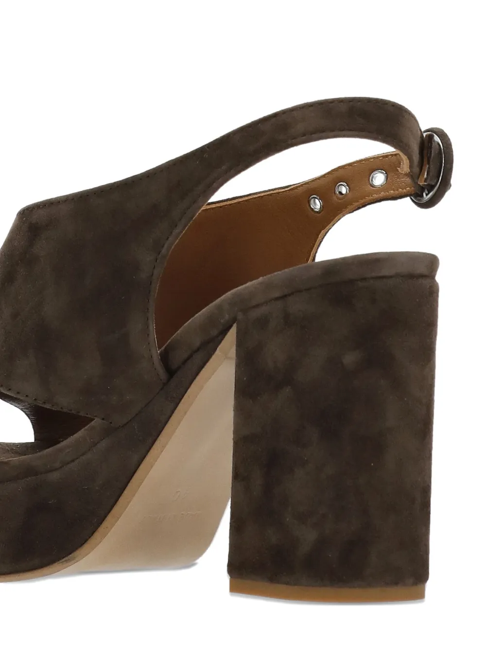 Julie Dee suede heeled sandals Bruin