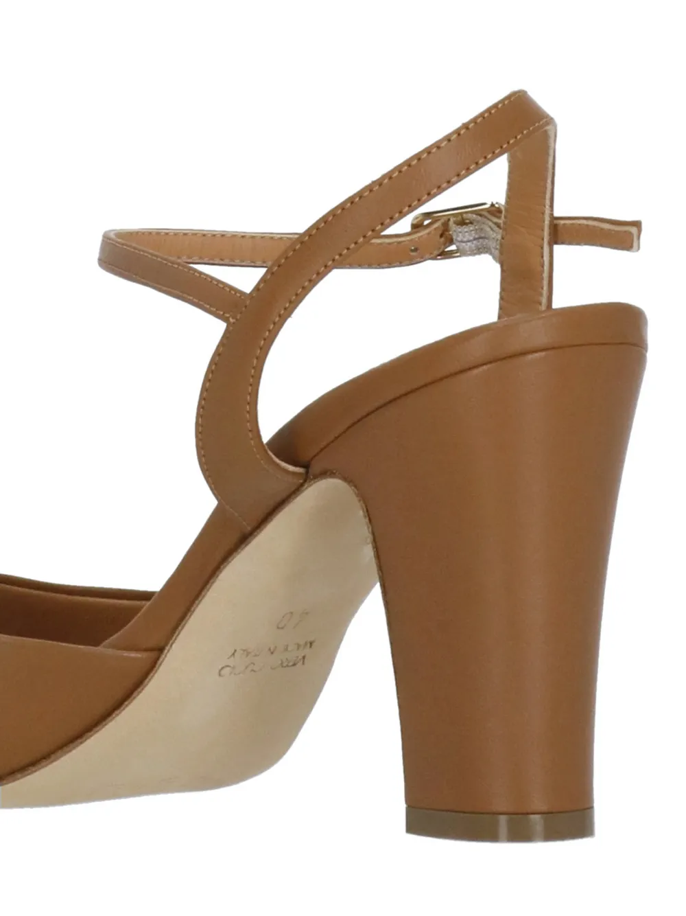 Julie Dee leather heeled sandals Bruin