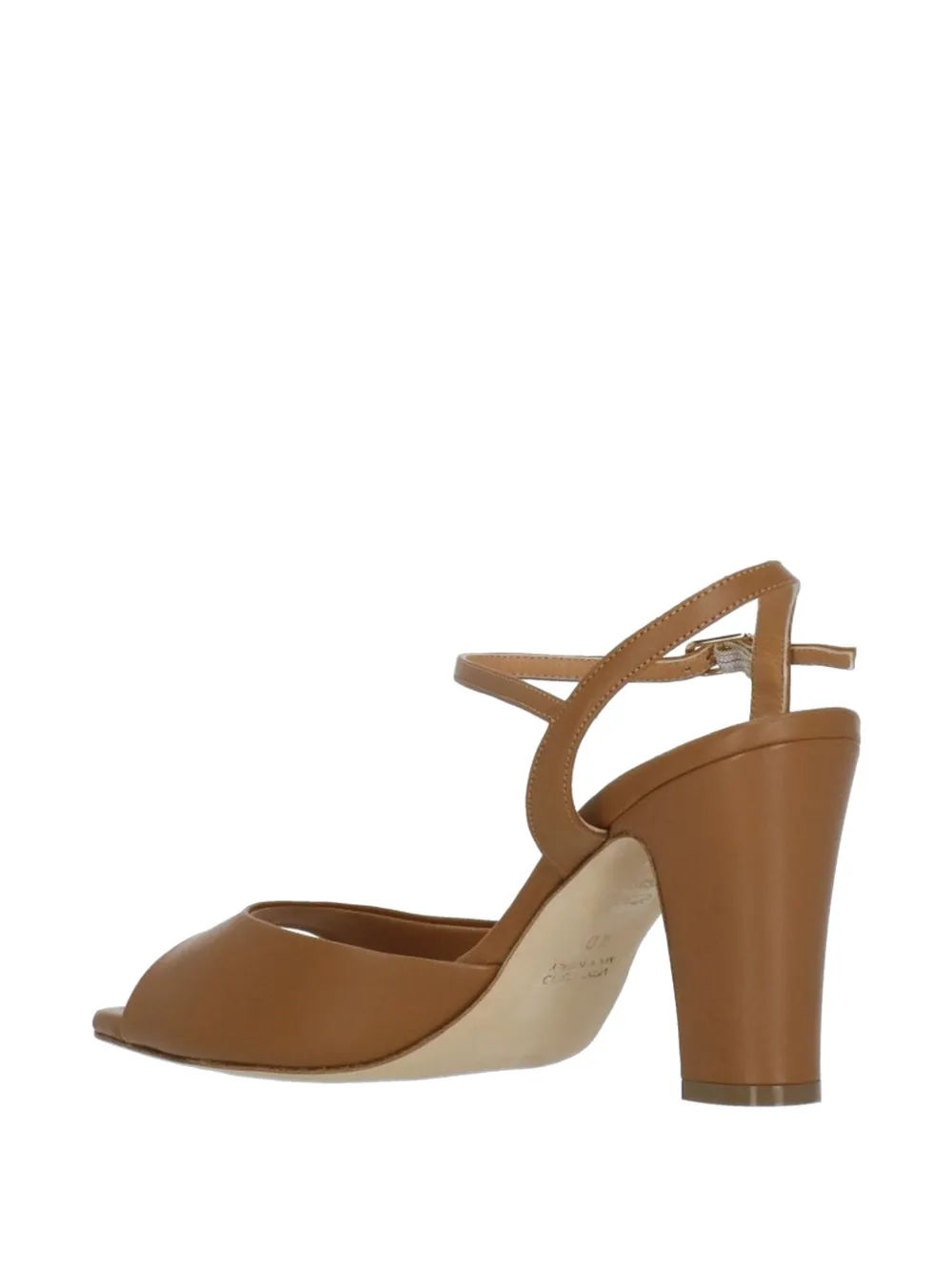 Julie Dee leather heeled sandals Bruin