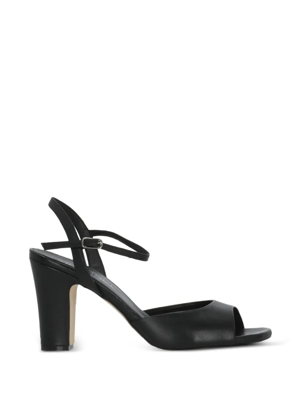 Julie Dee buckle-fastening leather sandals Zwart