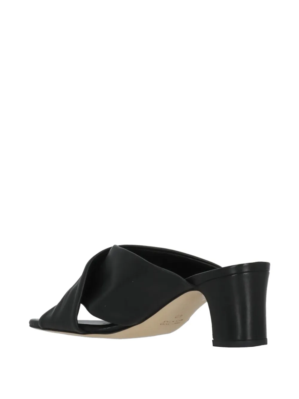 Julie Dee crossover-strap sandals Zwart