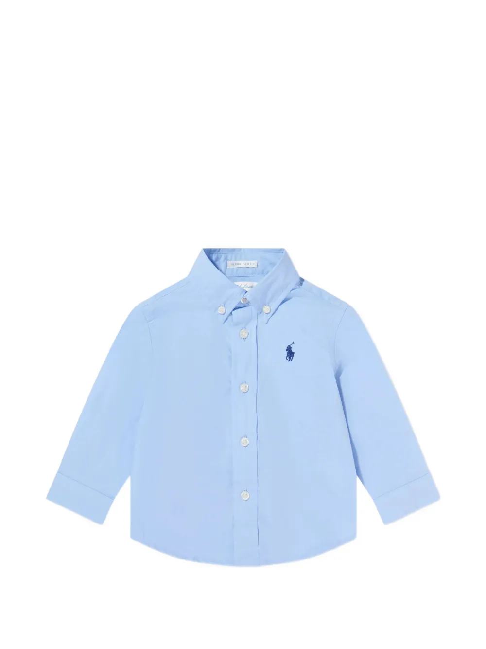 POLO RALPH LAUREN KIDS logo-embroidered shirt - Blu