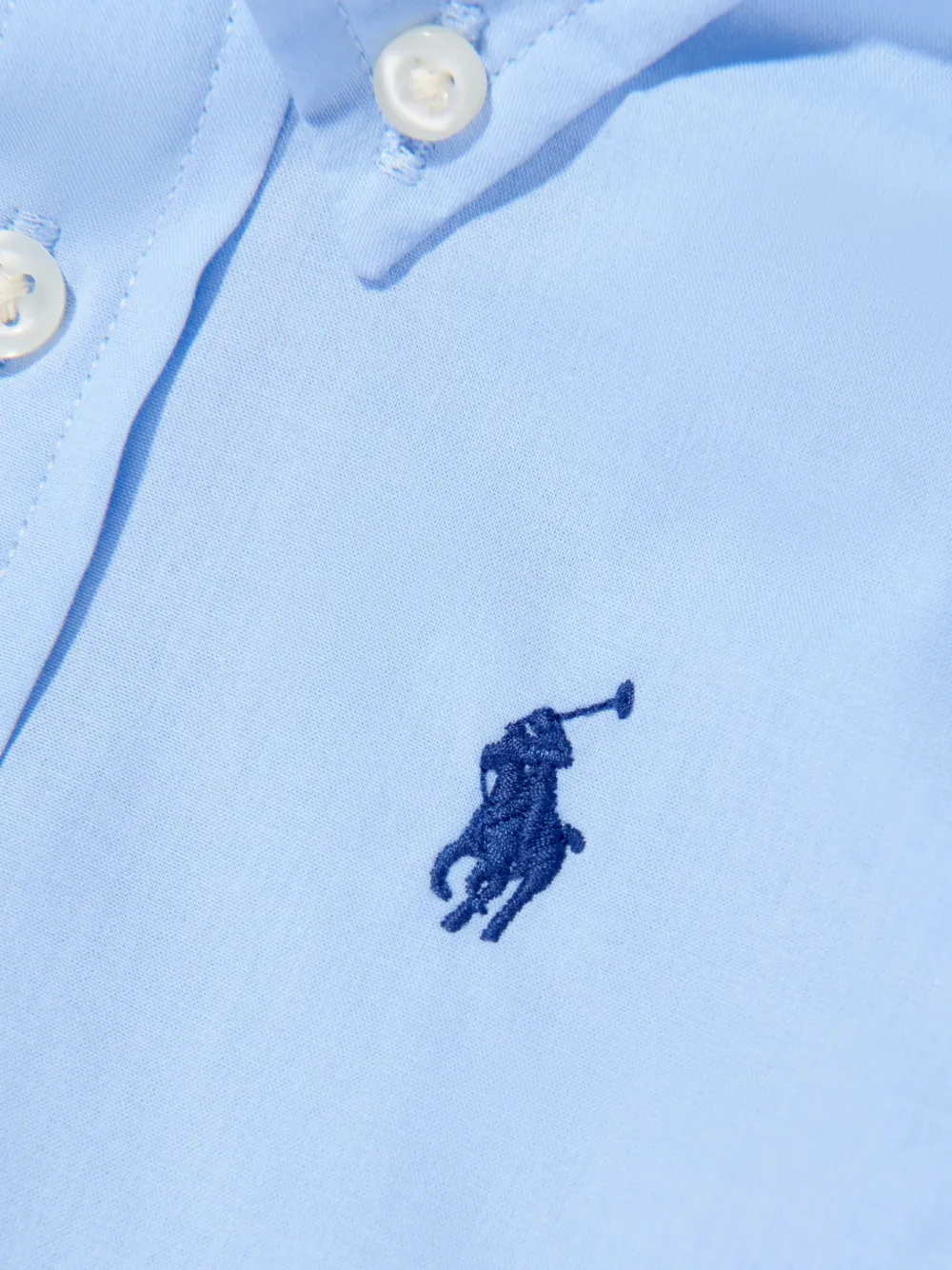 POLO RALPH LAUREN KIDS Shirt met geborduurd logo Blauw
