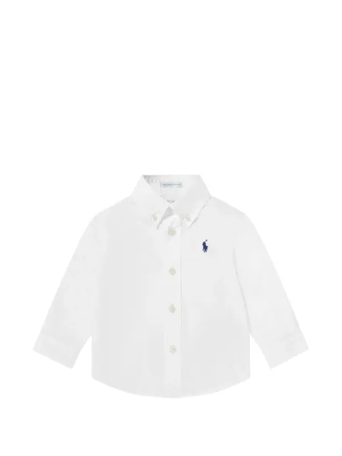 POLO RALPH LAUREN KIDS logo-embroidered shirt