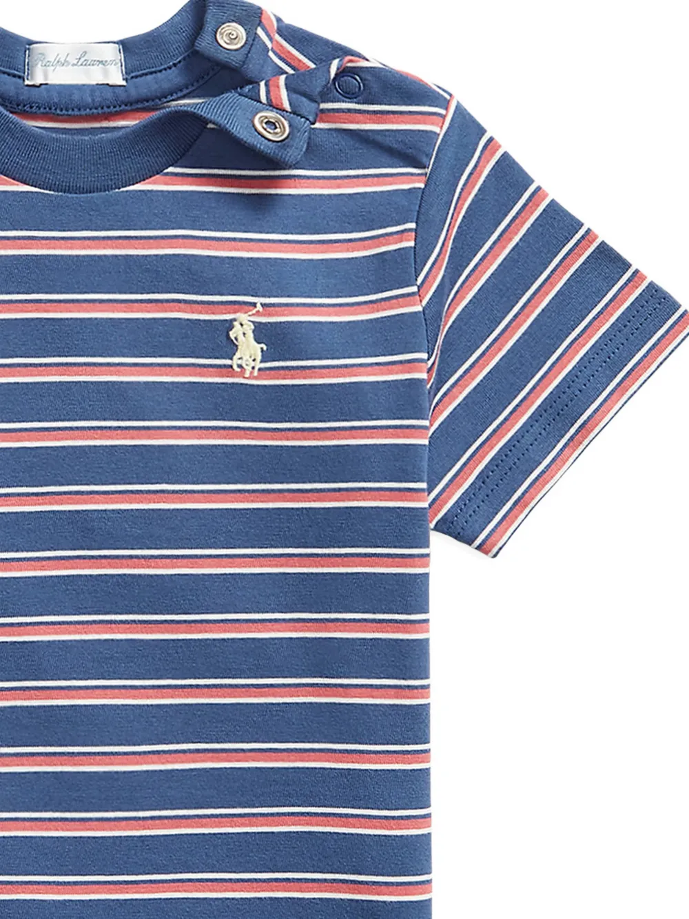 POLO RALPH LAUREN KIDS Gestreept T-shirt Blauw
