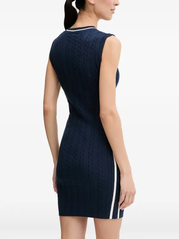 cable knit sleeveless dress Baltic Born Womens Nalani Knit Tank Dress | Blue