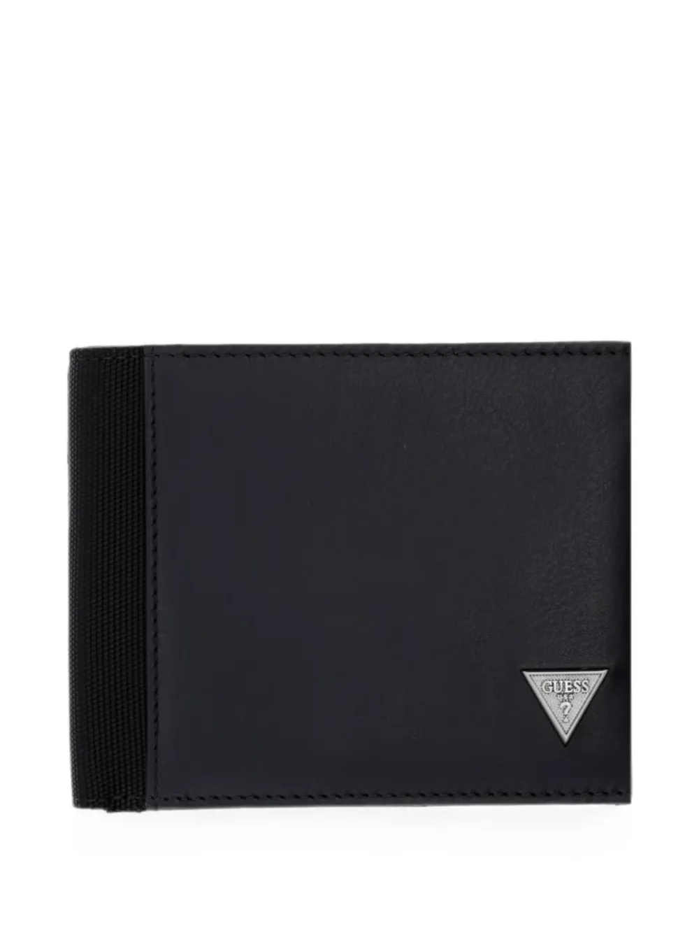 GUESS USA Berna logo-plaque bifold wallet - Nero