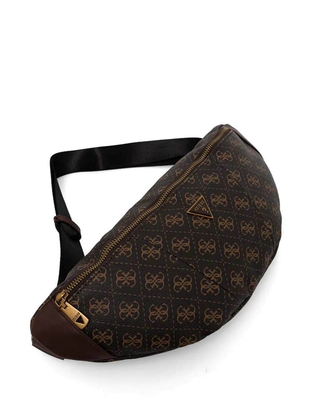 GUESS USA Vezzola Smart heuptas met monogramprint Bruin