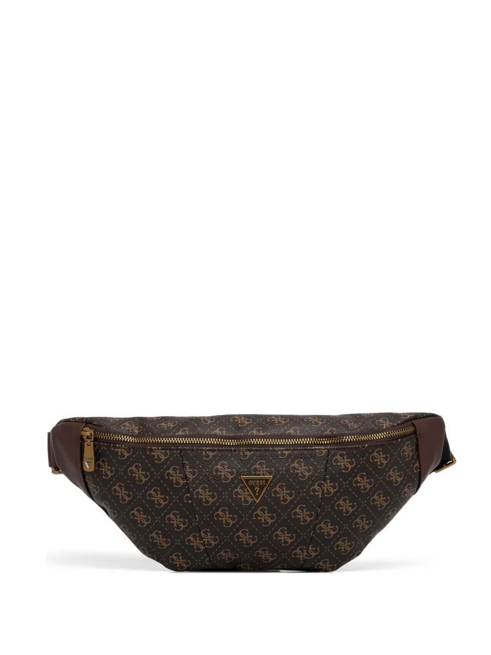 GUESS USA Vezzola Smart monogram-print belt bag - Marrone
