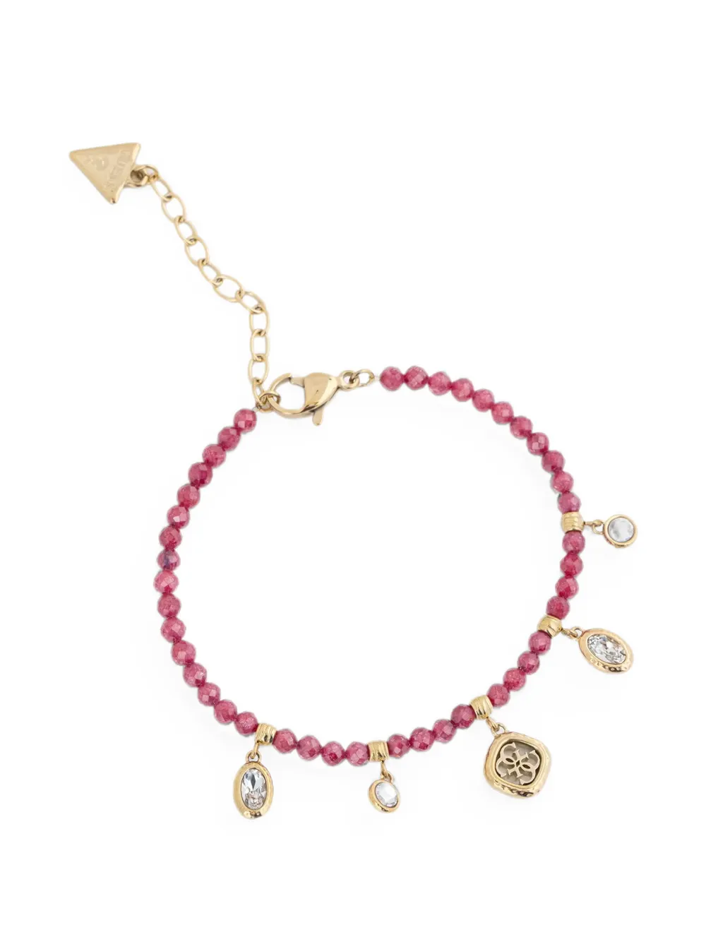 GUESS USA Jaipur Splendor beaded charm bracelet - Rosa