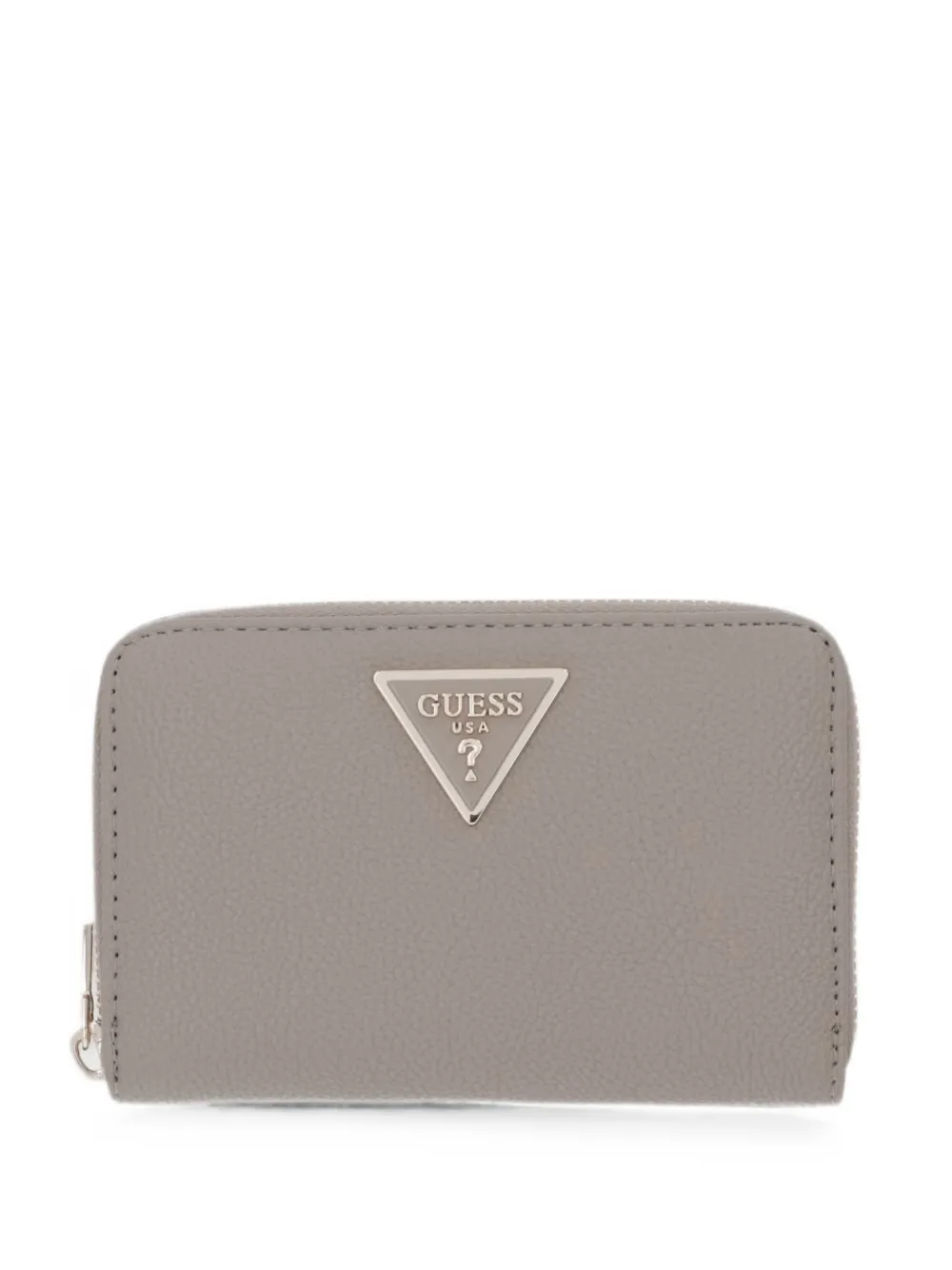 GUESS USA Laurel logo-plaque pebbled-effect wallet - Toni neutri