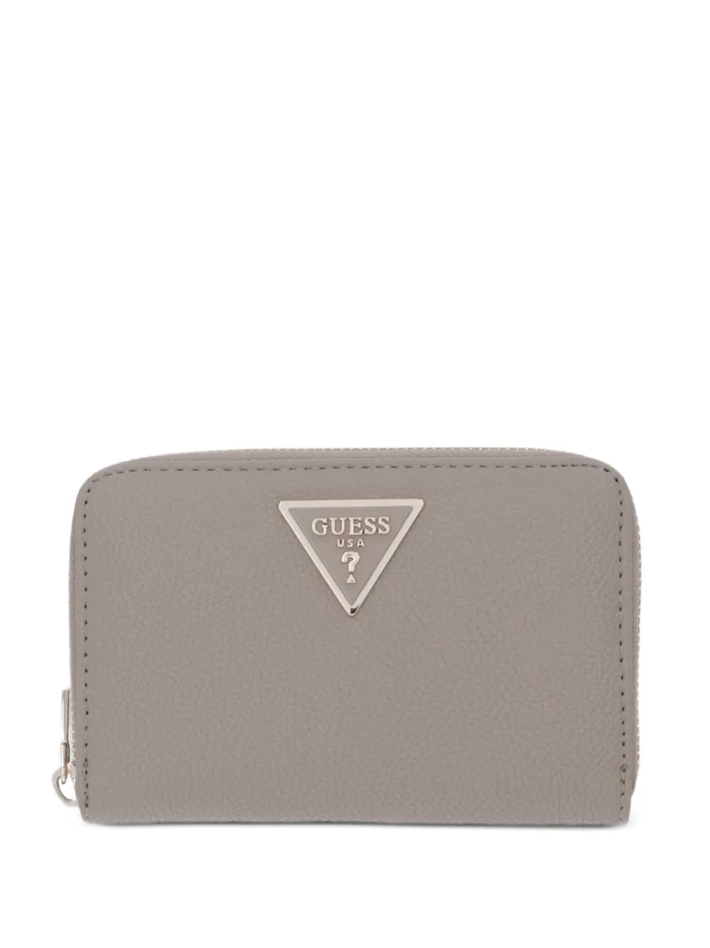 GUESS USA Laurel logo-plaque pebbled-effect wallet - Toni neutri