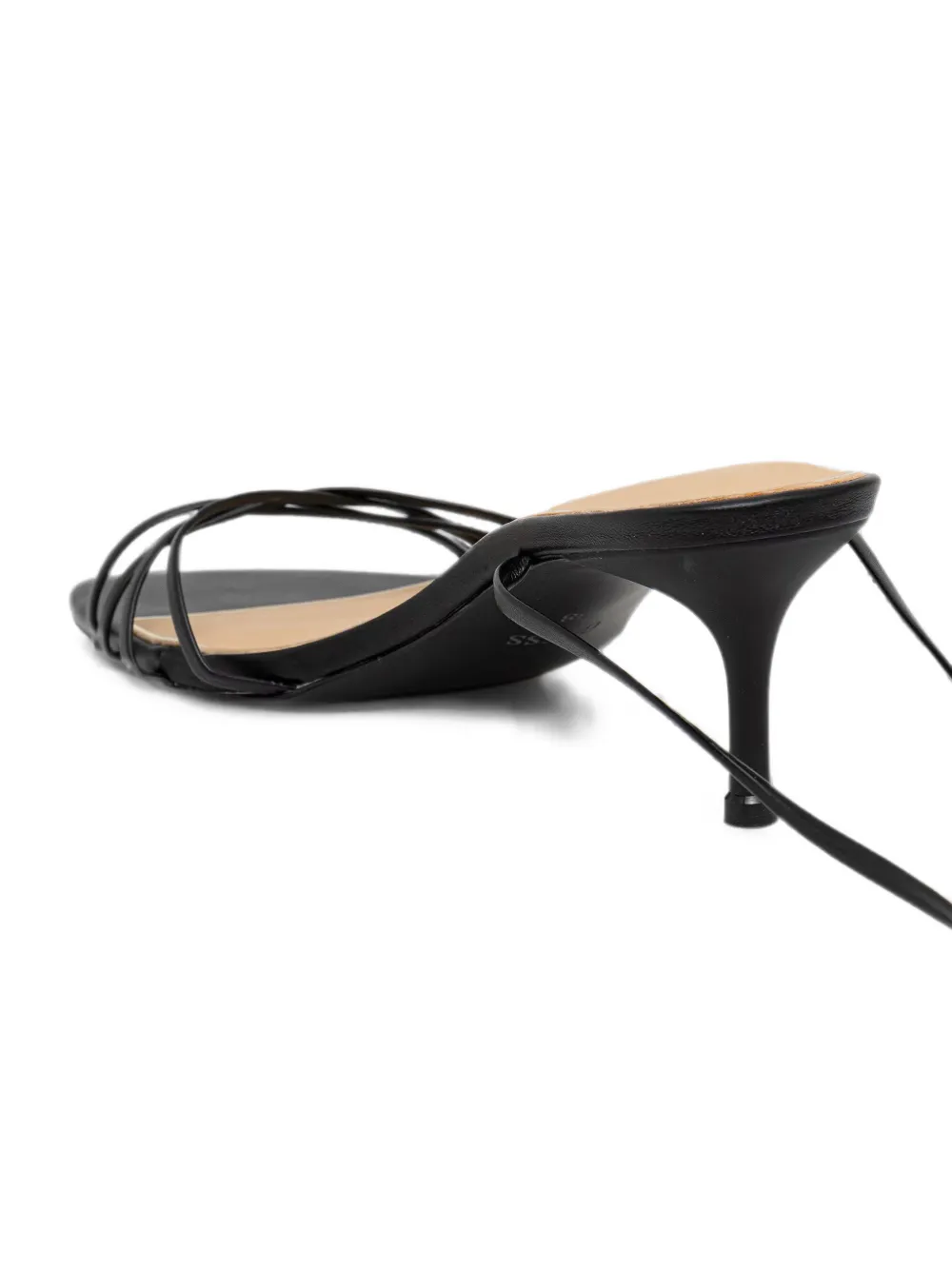 GUESS USA Garsie strappy lace-up sandals Zwart